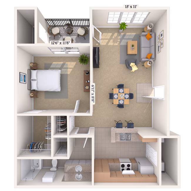 Unit 01126 01126 floor plan